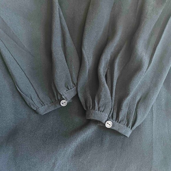 Aritzia Sunday Best Delilah Long Sleeve Mini Dress Size M Vamp Grunge Witchcore - Picture 9 of 10